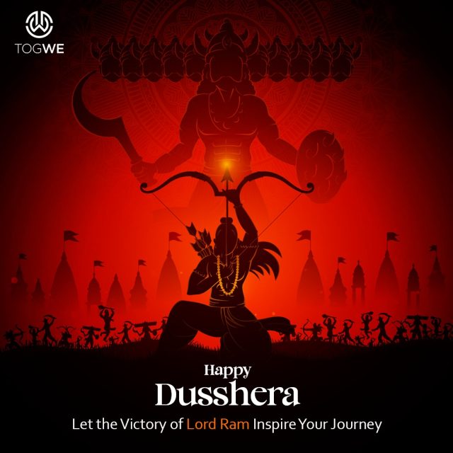✨🔥 This Dussehra, let’s celebrate the victory of good over evil, light over darkness, and hope over despair.
Team Togwe wishes you a joyous and prosperous Dussehra! 🙏💥
🏏 May your life hit only sixes of happiness, peace, and success! 🌸
#happydussehra #dussehra #festivevibes #togwe
