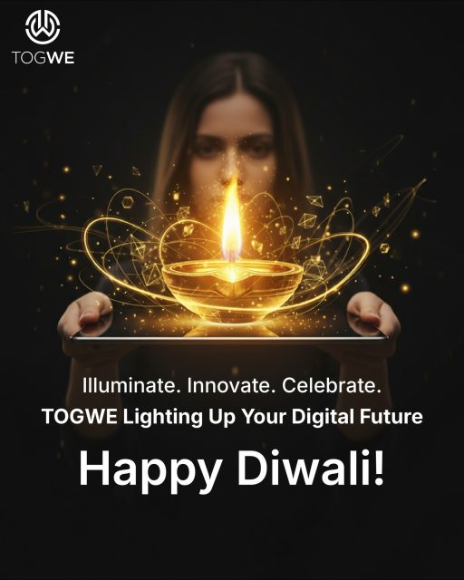 This Diwali, may your campaigns sparkle, your clicks multiply, and your ROI glow brighter than the diyas! 💫
Team Togwe wishes you endless creativity and success this festive season.
💥 Let’s light up the digital world — together! 
#Togwe #HappyDiwali #DigitalMarketing #DesignAndDevelopment