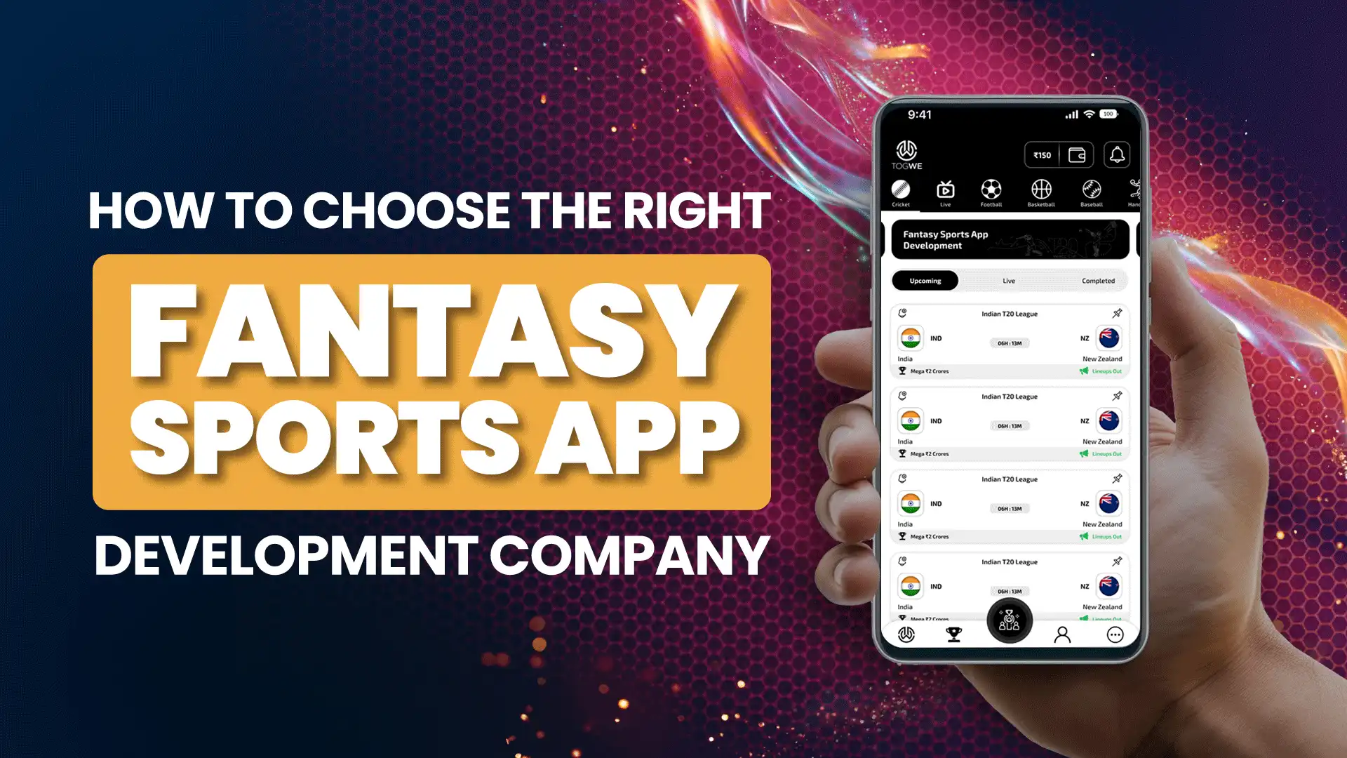 How to Choose the Right Fantasy Sports App Development Company | Blog Banner